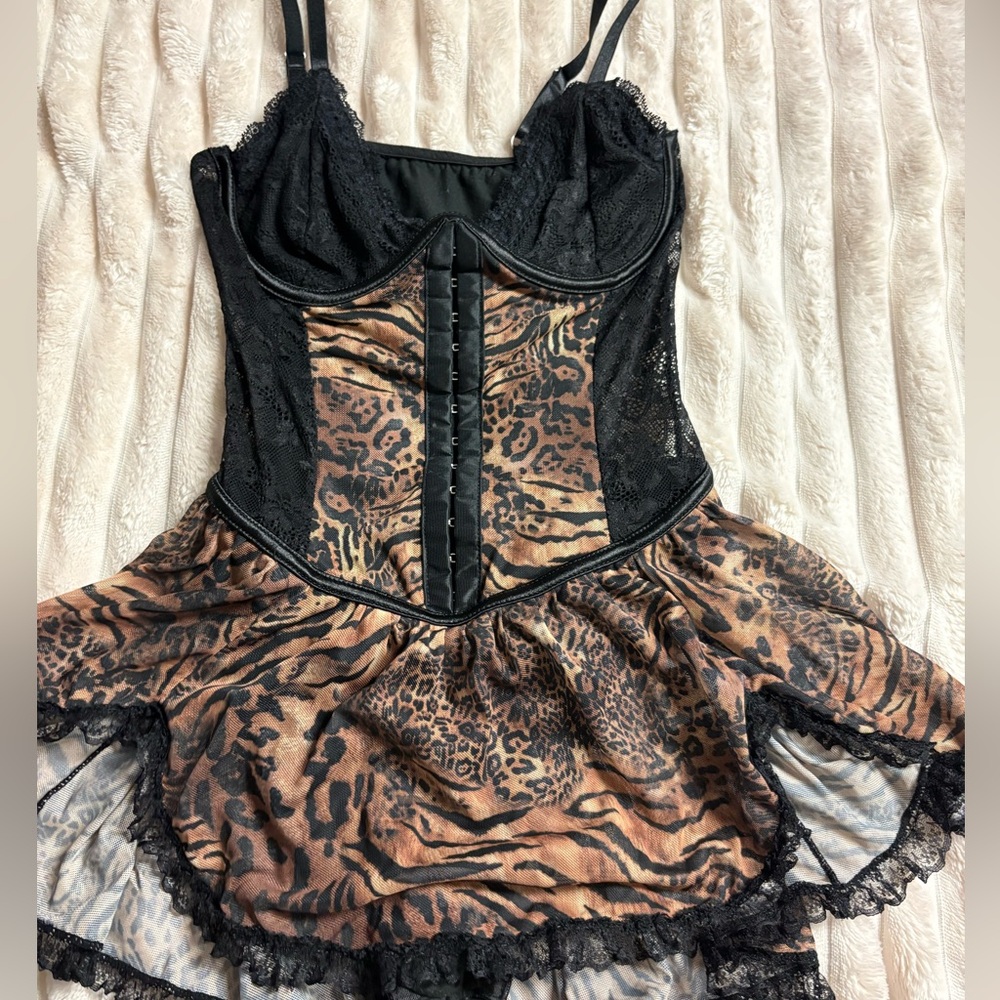 Cheetah print dress